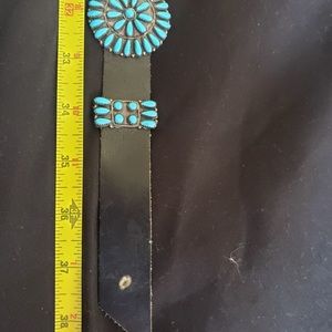Antique turquoise belt
